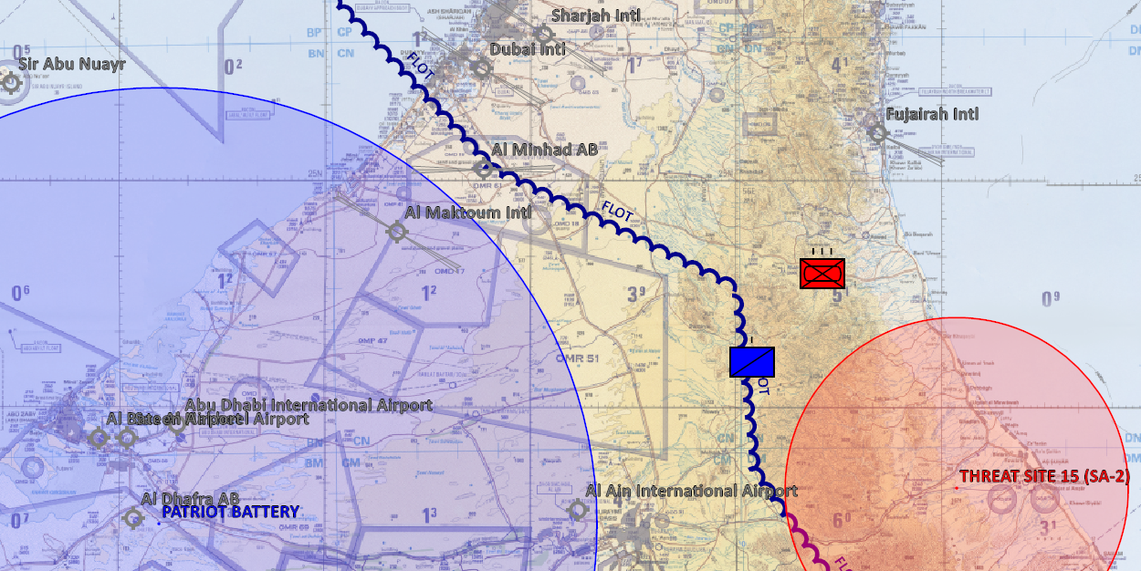 Exercise RED STORM Ground situation